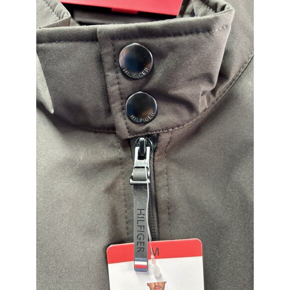 NWT Tommy Hilfiger Men's Lightwieght Jacket. Color Black Size Medium - Picture 5 of 11